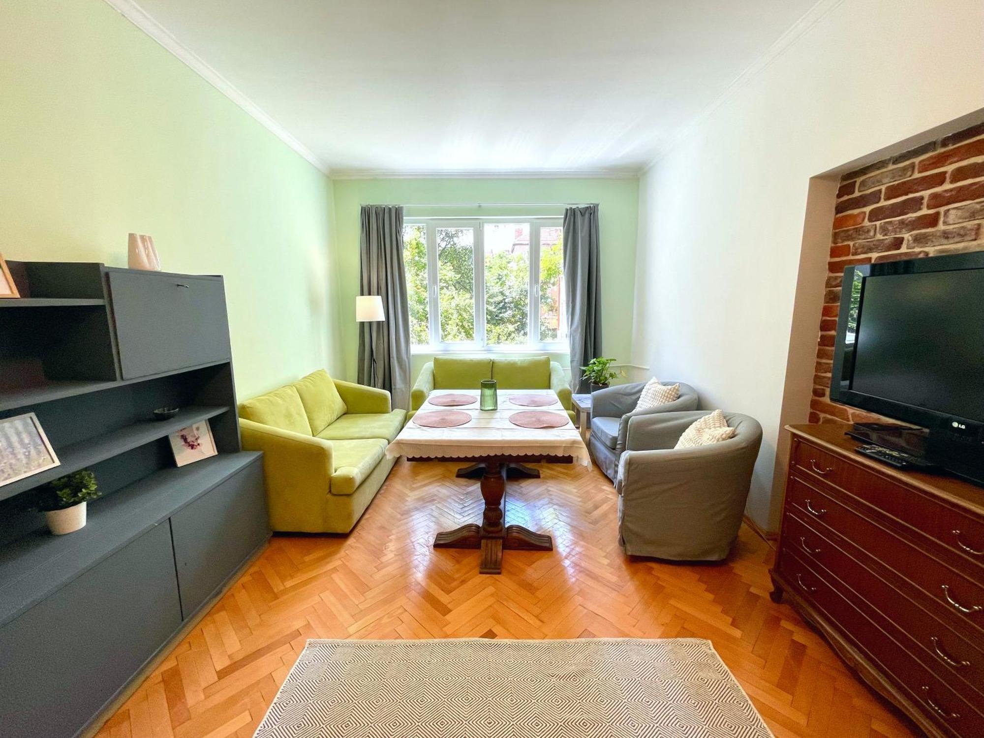 Bohemian Bright & Calm 2Br - Top Center - Private Balcony София Екстериор снимка