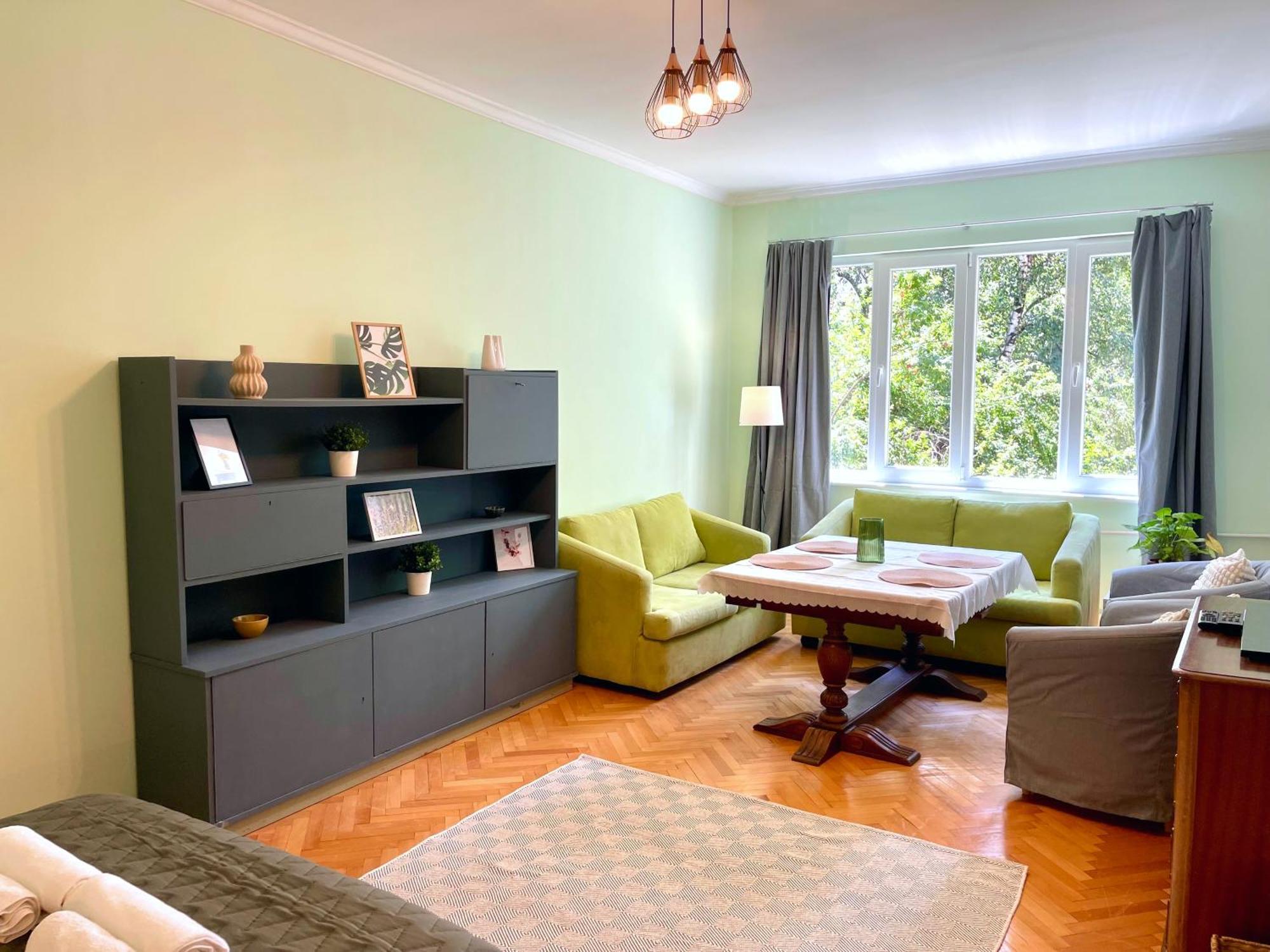 Bohemian Bright & Calm 2Br - Top Center - Private Balcony София Екстериор снимка